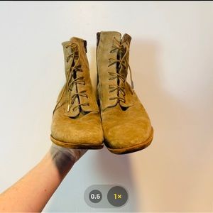 COCLICO Tan Ankle Boots